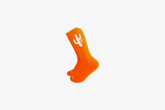 Manor "Hang Time Sock" - Orange / White