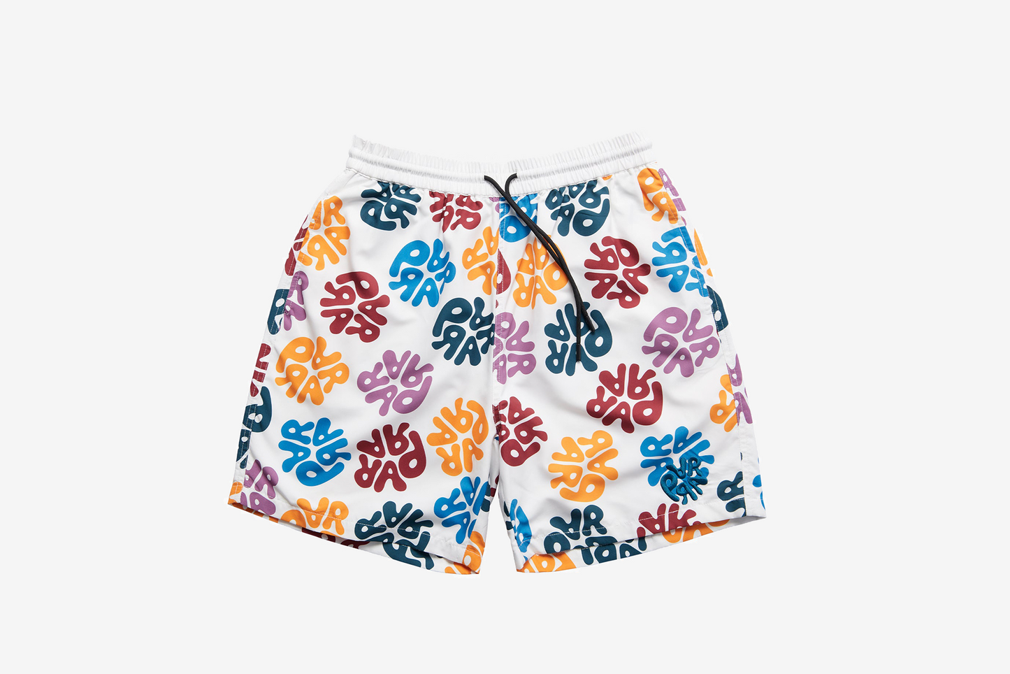 By Parra "1976 Logo Swim Shorts" M - Off White