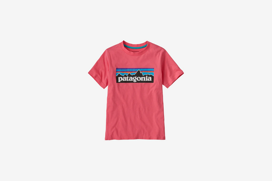Patagonia "P-6 Logo" T-Shirt Kids - Afternoon Pink