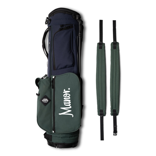 Jones Sports for Manor "Rover Stand Bag" - Navy / Dark Green