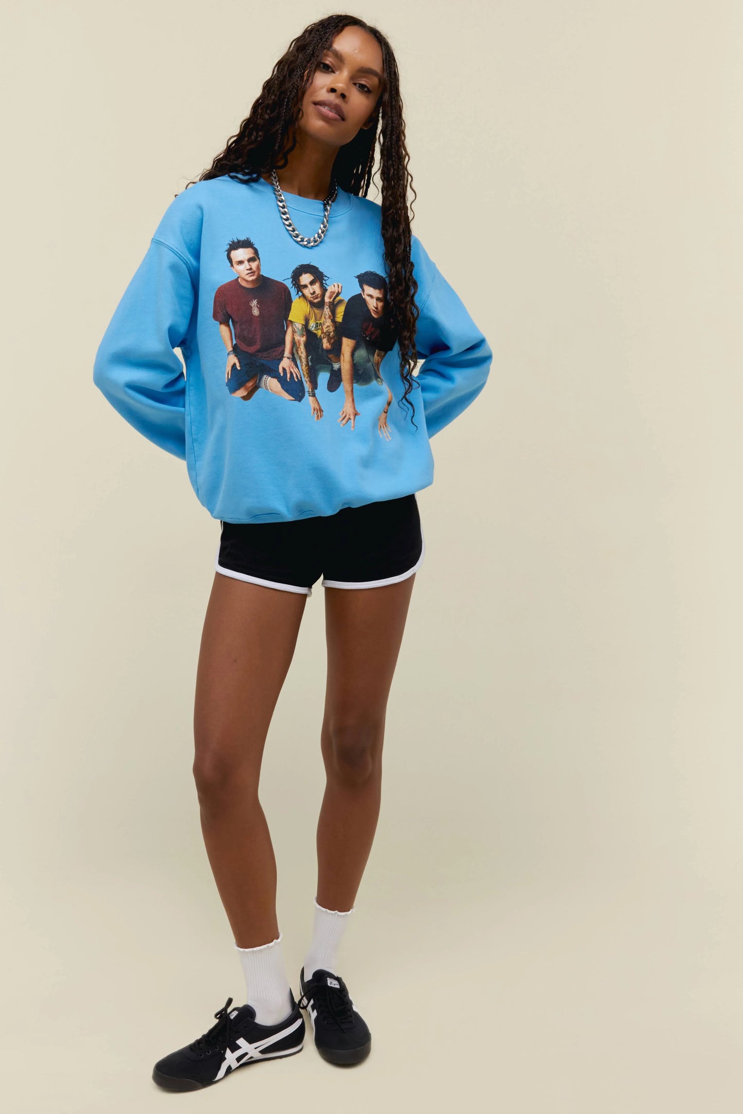 DayDreamer "Blink 182 Photo BF Crew" W - Ultra Blue