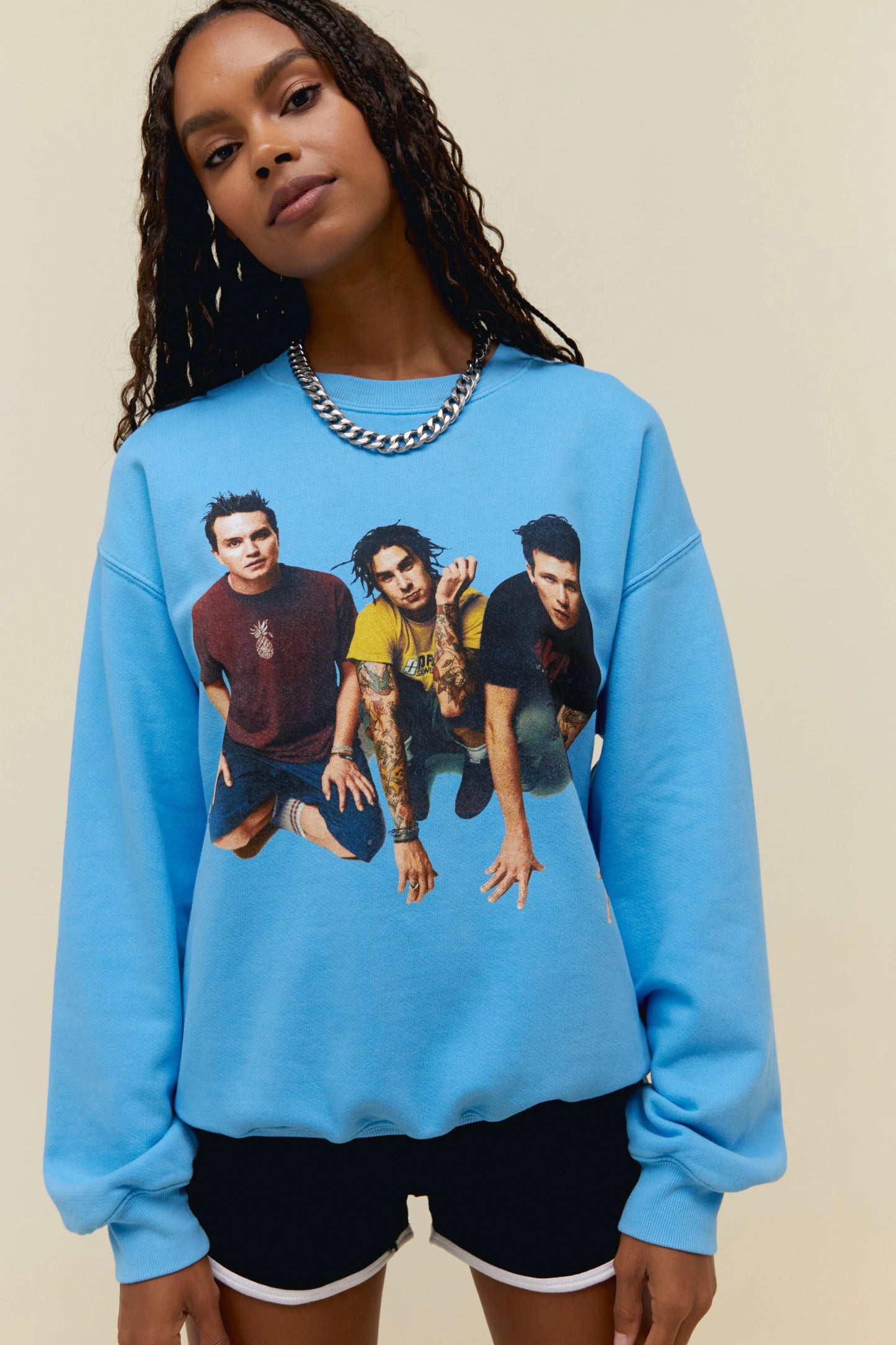 DayDreamer "Blink 182 Photo BF Crew" W - Ultra Blue