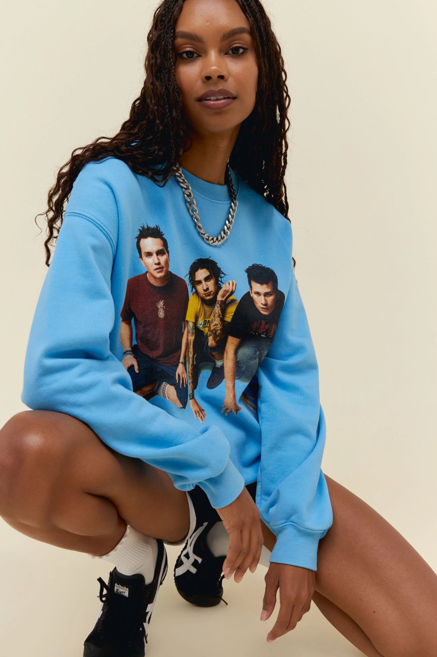DayDreamer "Blink 182 Photo BF Crew" W - Ultra Blue