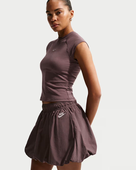 Nike "Sportswear Loose Bubble Skirt" Womens - Tattoo / Chalk