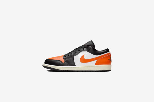 Air Jordan "1 Low" M - Black / Starfish / White / Sail