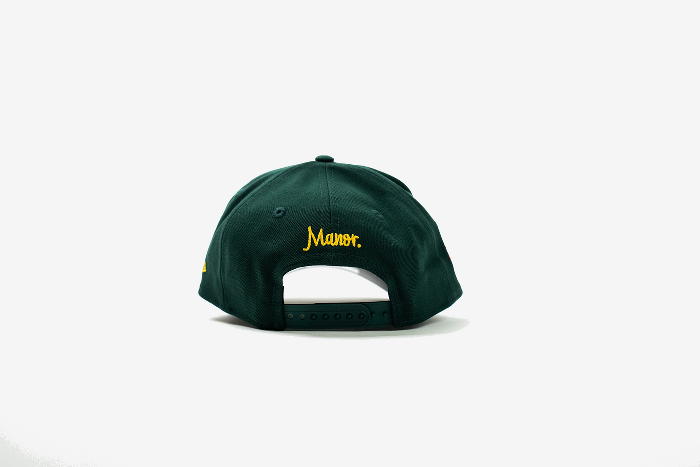 Manor x Athletics "Hang Time" 9FORTY A-Frame Snapback - Dark Green / Gold