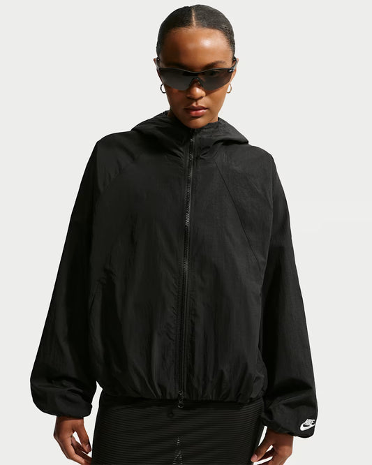 Nike "Sportswear Oversized Jacket" Womens - Black / Chalk