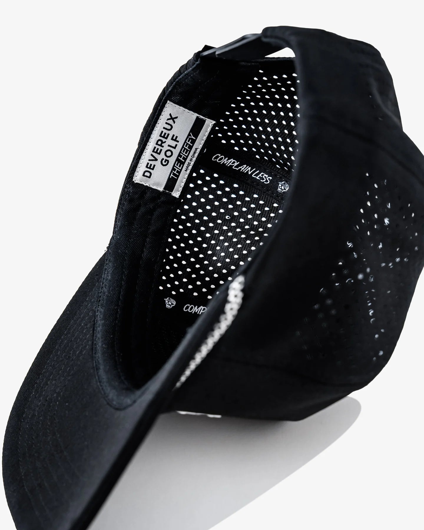 Devereux Golf "Skull Caddie Performance Rope Hat" - Black