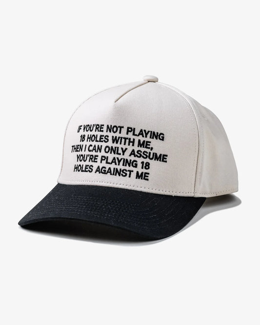 Devereux Golf "A-Player Phrase Hat" - Cream