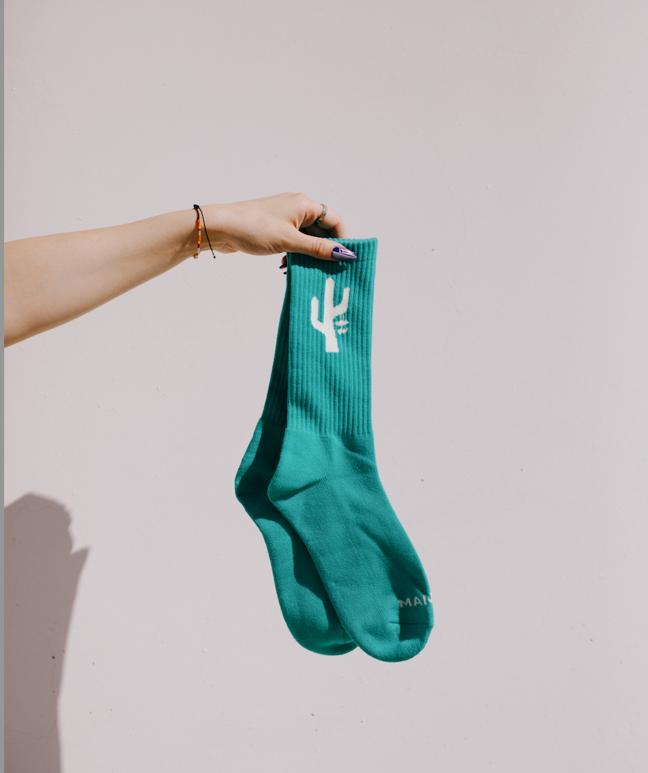 Manor "Hang Time Sock" -  Aqua