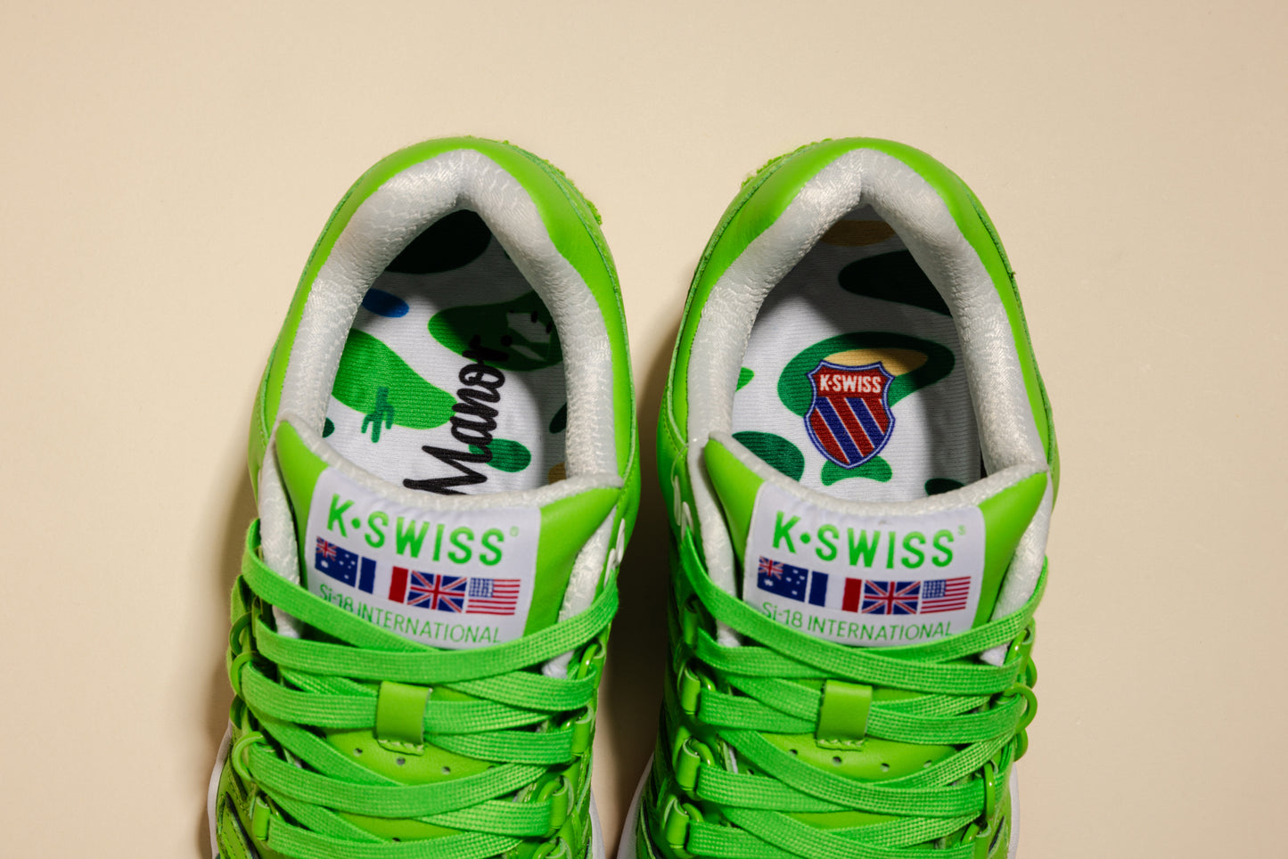 K-Swiss "SI-18 International C x Manor" M - Jasmine / White / Gum