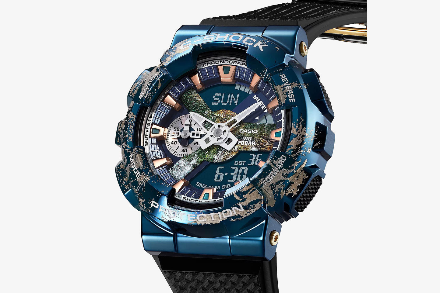 Casio "G-Shock GM110EARTH-1-" Watch - Blue