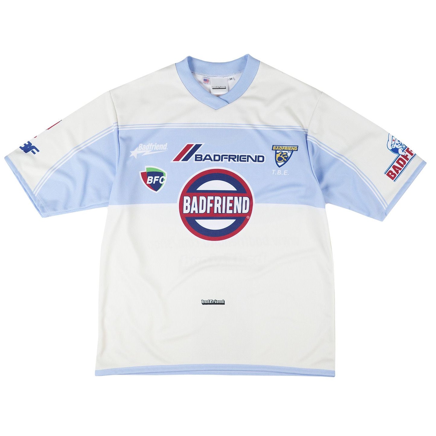 Badfriend "Soccer Jersey" M - Bone / Blue