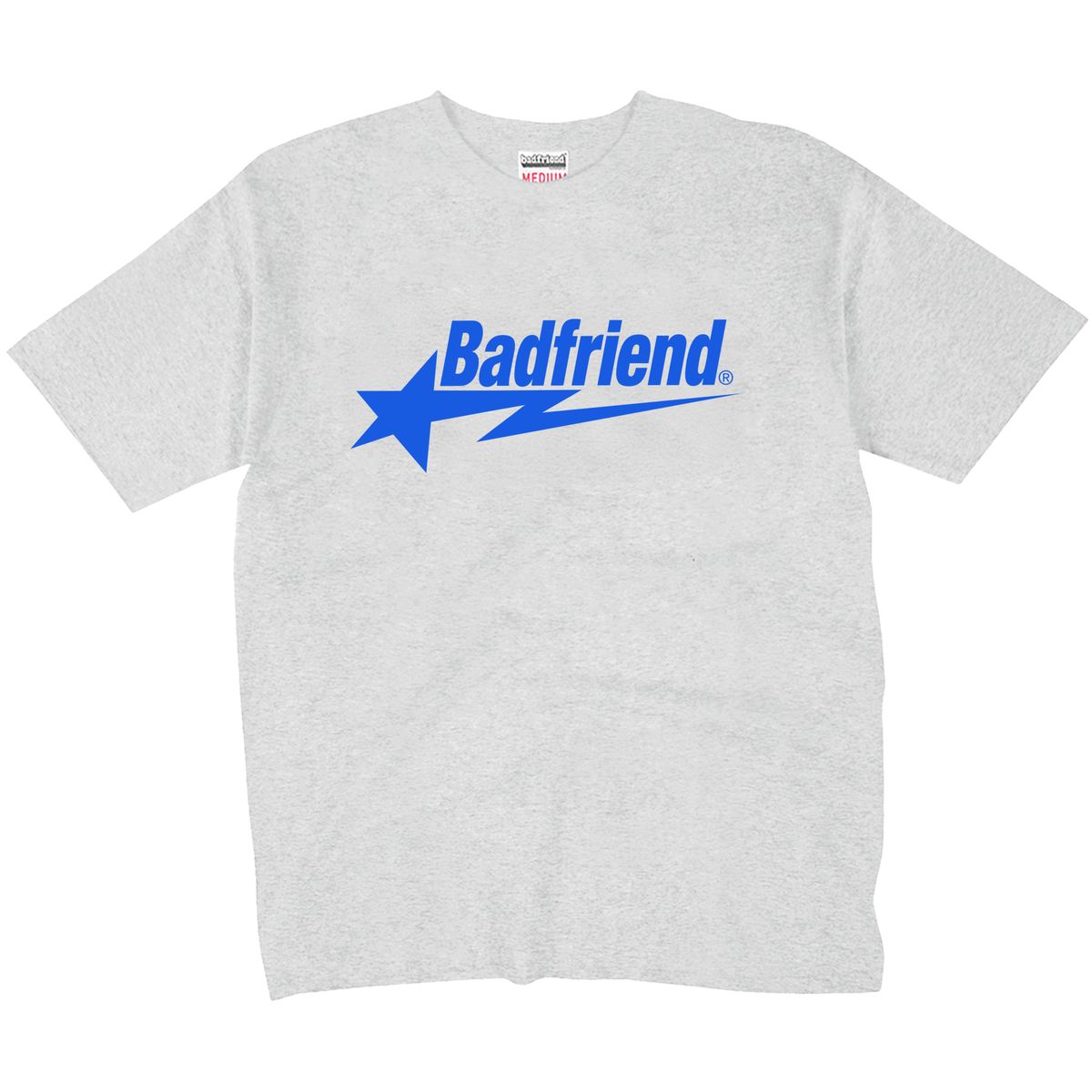 Badfriend "Star Logo S/S Tee" M - Heather Grey