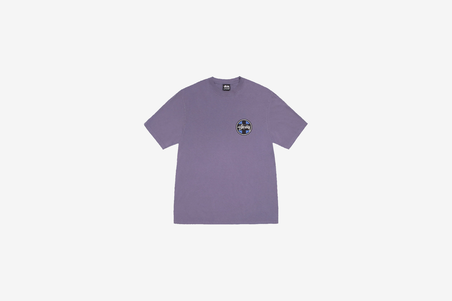 Stussy "Cross Dot Pig. Dyed Tee" M - Grape