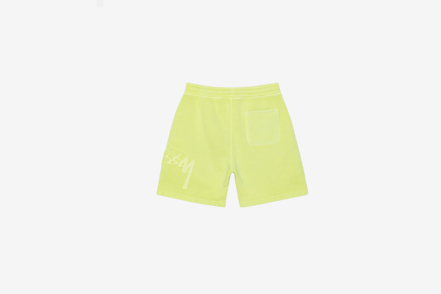 Stussy "Fleece Short Tonal Applique" M - Lime