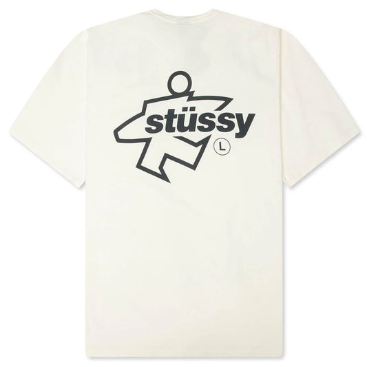 Stussy "Surf Size Pigment Dyed Tee" Mens - Natural