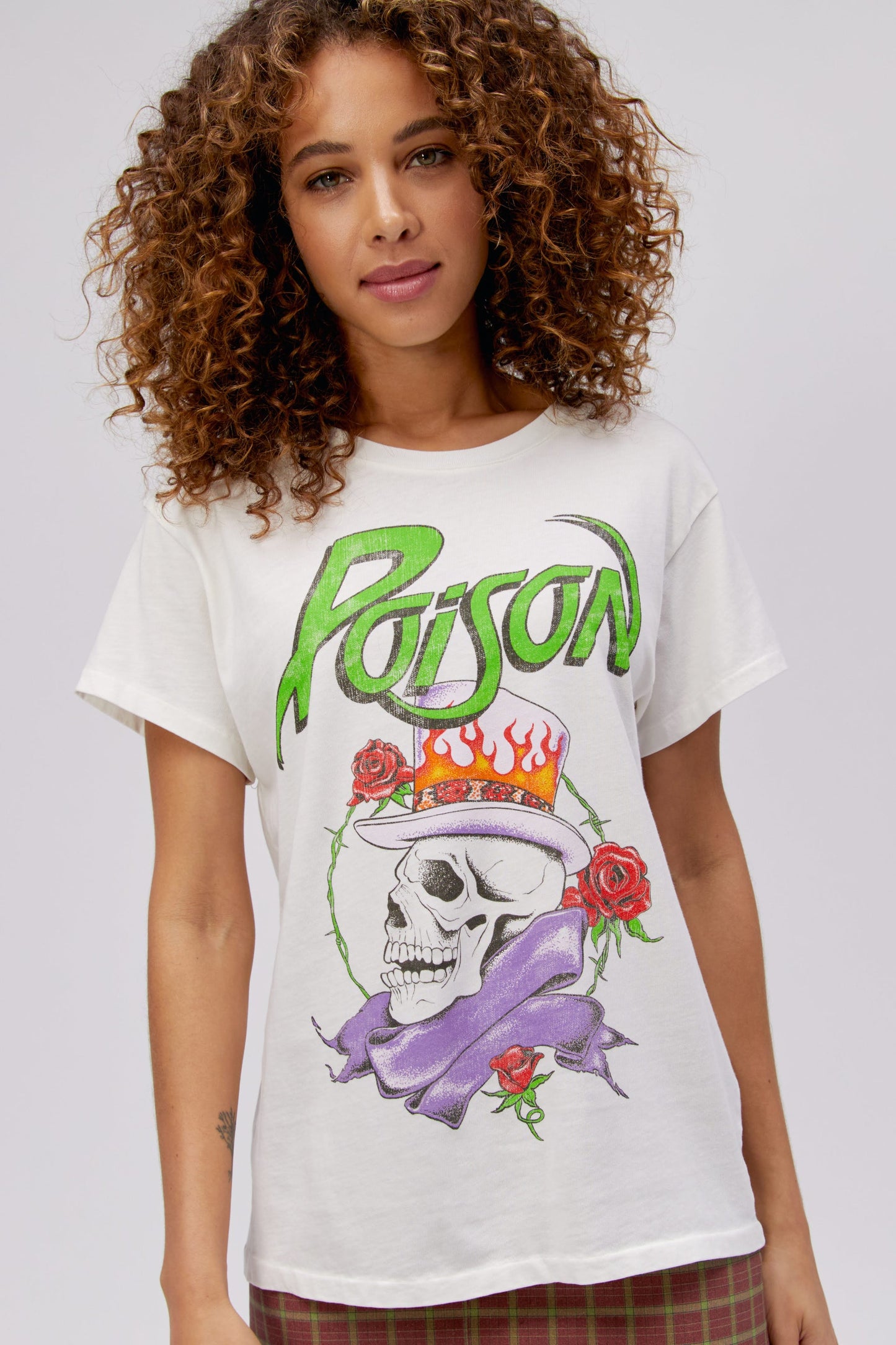DayDreamer "Poison Joker Flush " T-Shirt W - Vintage White