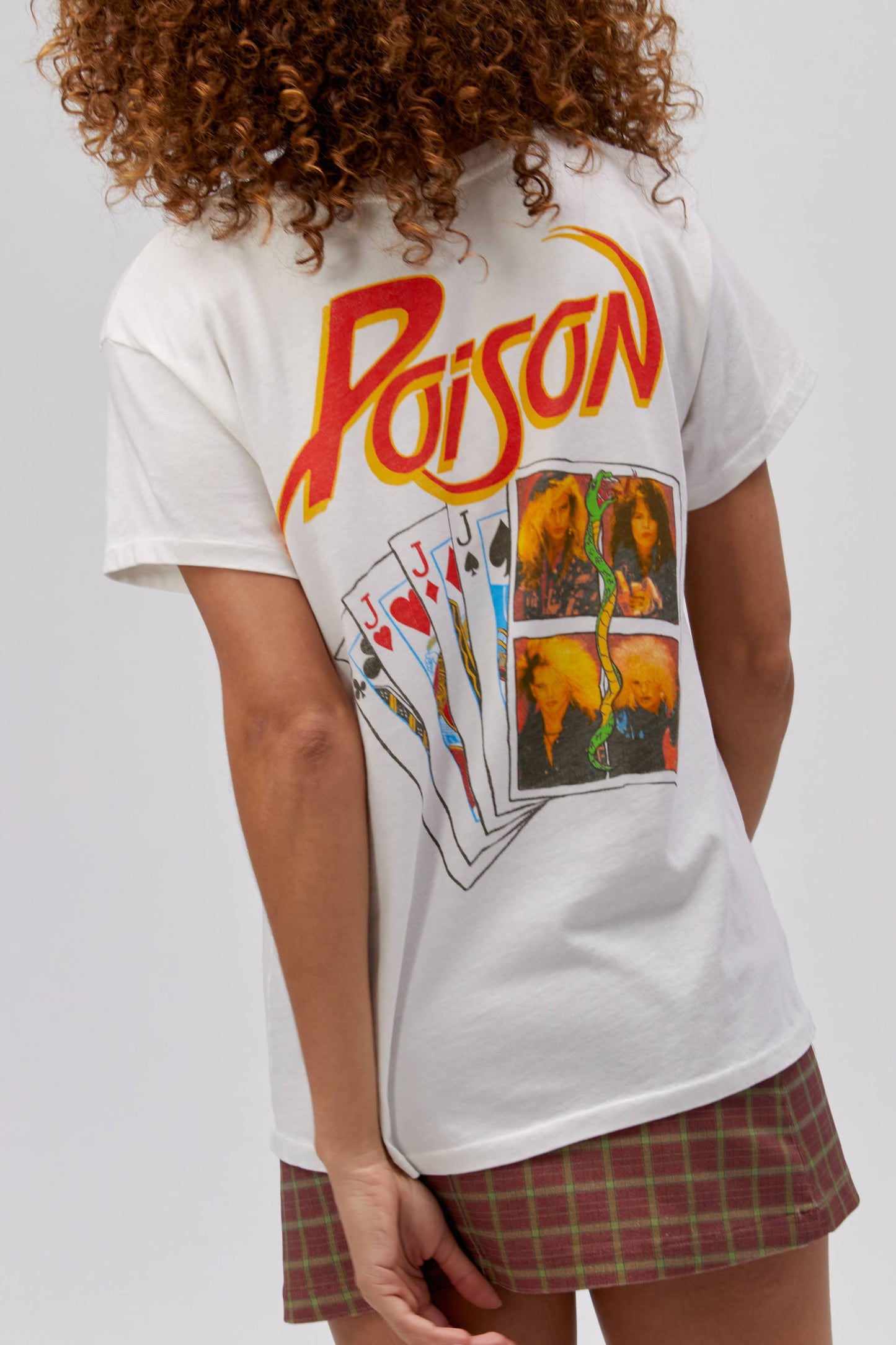 DayDreamer "Poison Joker Flush " T-Shirt W - Vintage White