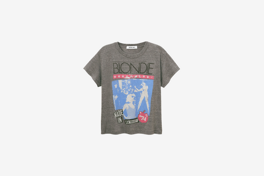 Daydreamer "Blondie 'Made in NYC' Solo Tee" W - Heather Grey