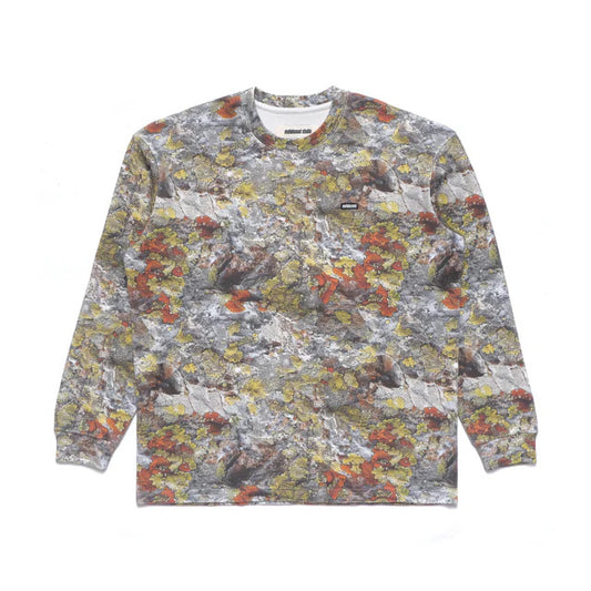 Metalwood Studio "Metal Logo Longsleeve Thermal Shirt" M - Real Moss Camo