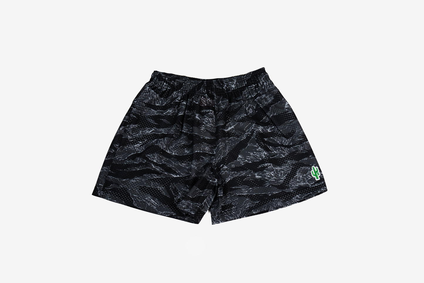 Manor "Tiger Camo Mesh Short" Kids - Black / Shadow