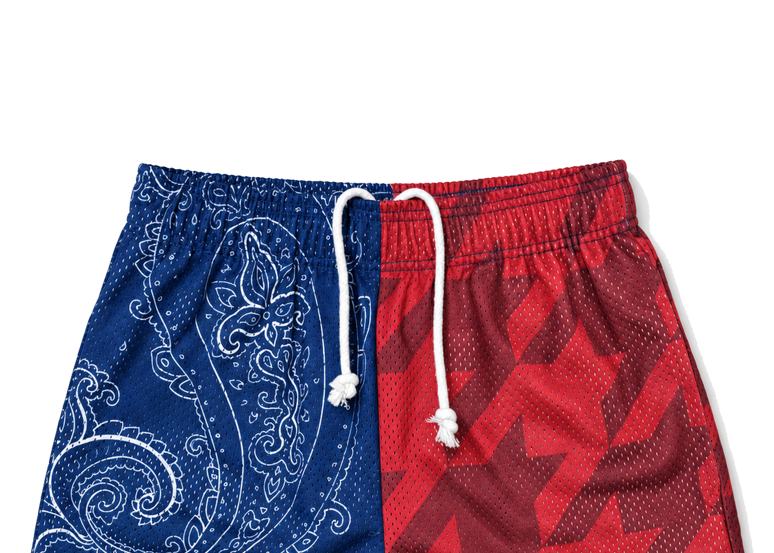 Manor "Dirtbags Short " Mens - Houndstooth / Paisley Split
