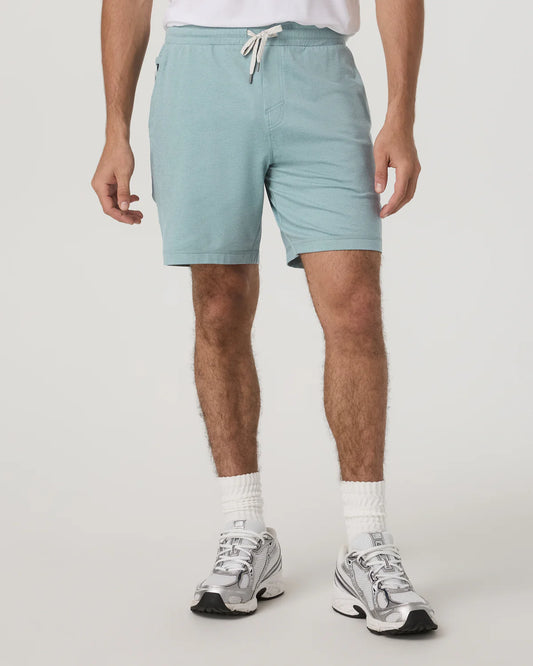 Vuori "Ponto Performance 7" Short" Mens - Misty Blue Heather
