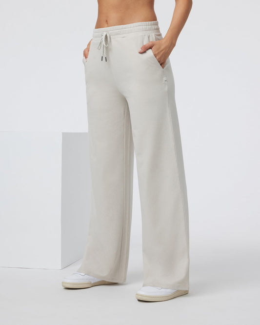 Vuori "Halo Essential Widely" Womens - Ecru Heather