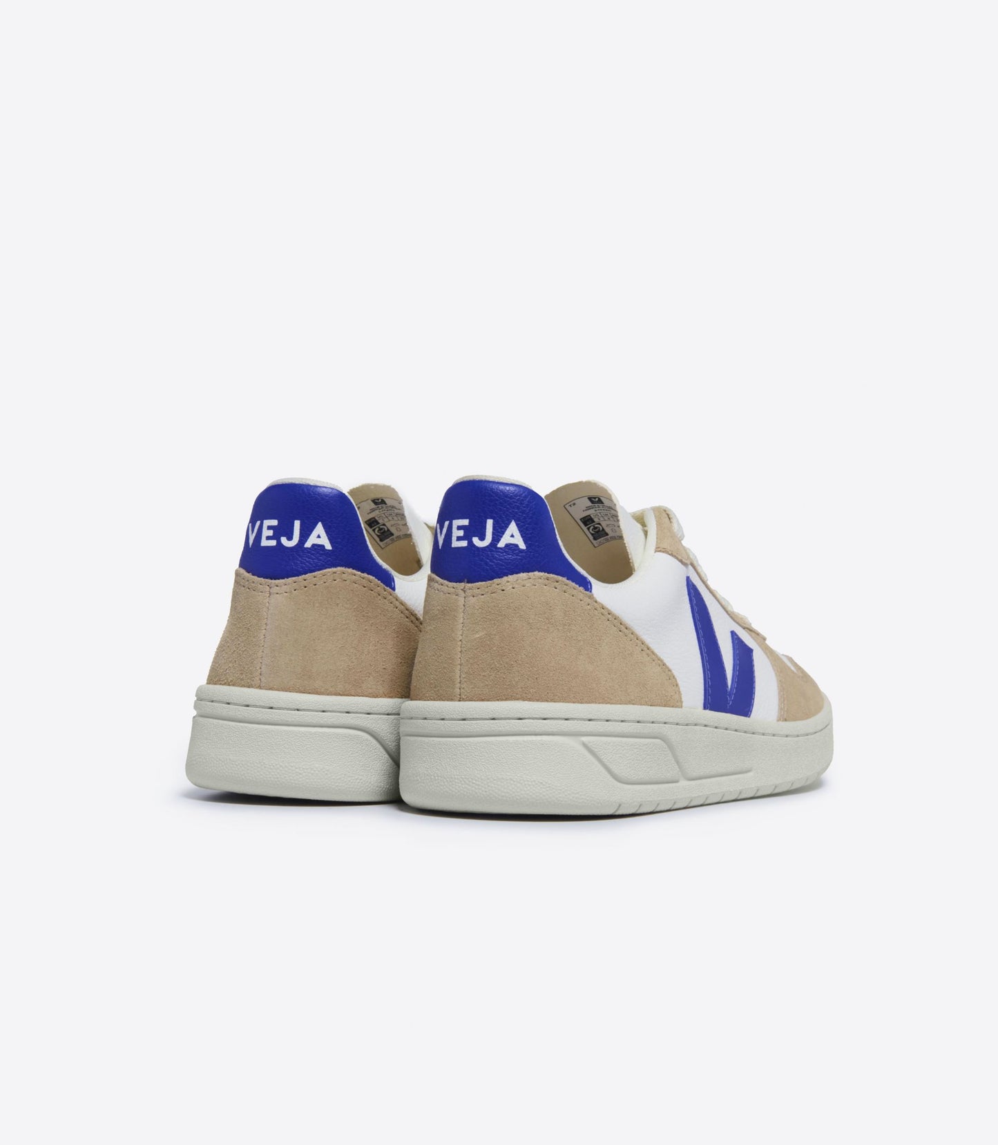 Veja "V-10 Chromefree Leather" M - Extra White / Paros / Sahara