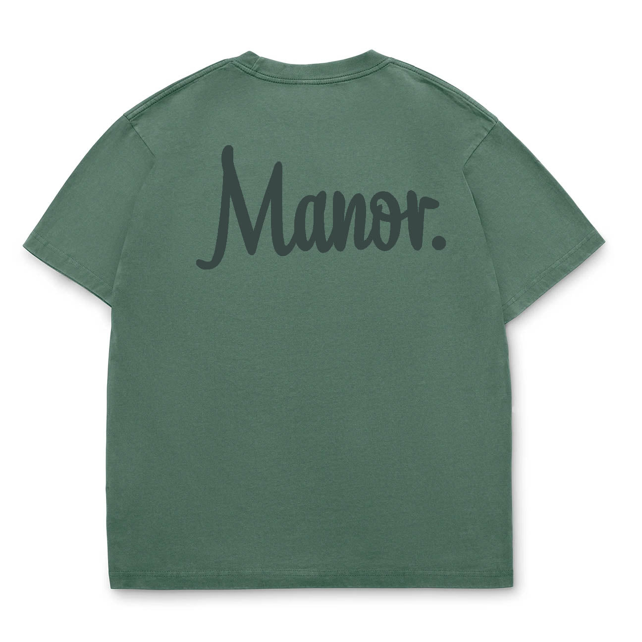 Manor "Classic Embroidered T-Shirt" Mens - Vintage Green / Fairway