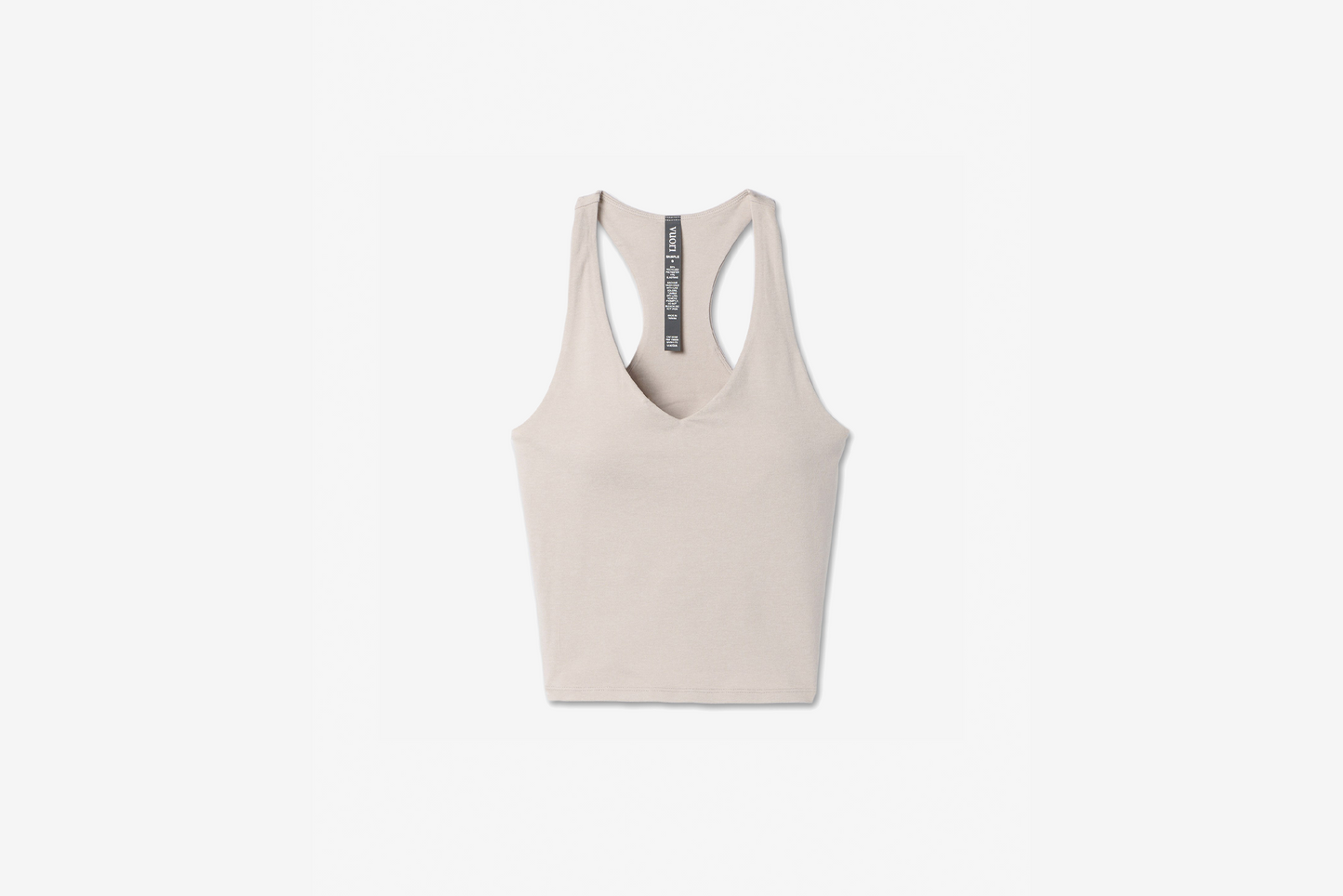 Vuori "Halo Performance Crop Tank 2.0" W - Ecru Heather