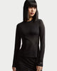 Nike "Tight Long-Sleeve Sheer Top" W - Black