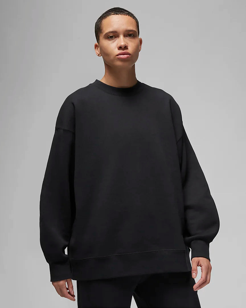 Jordan "Flight Fleece Crewneck Sweatshirt" W - Black