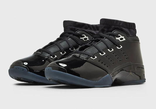 Air Jordan "17 Low SP" Mens - Black / Black / Metallic Silver
