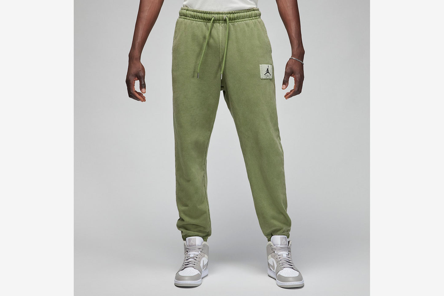 Jordan "Statement Fleece Washed Sweatpants" M - Sky J Olive Green
