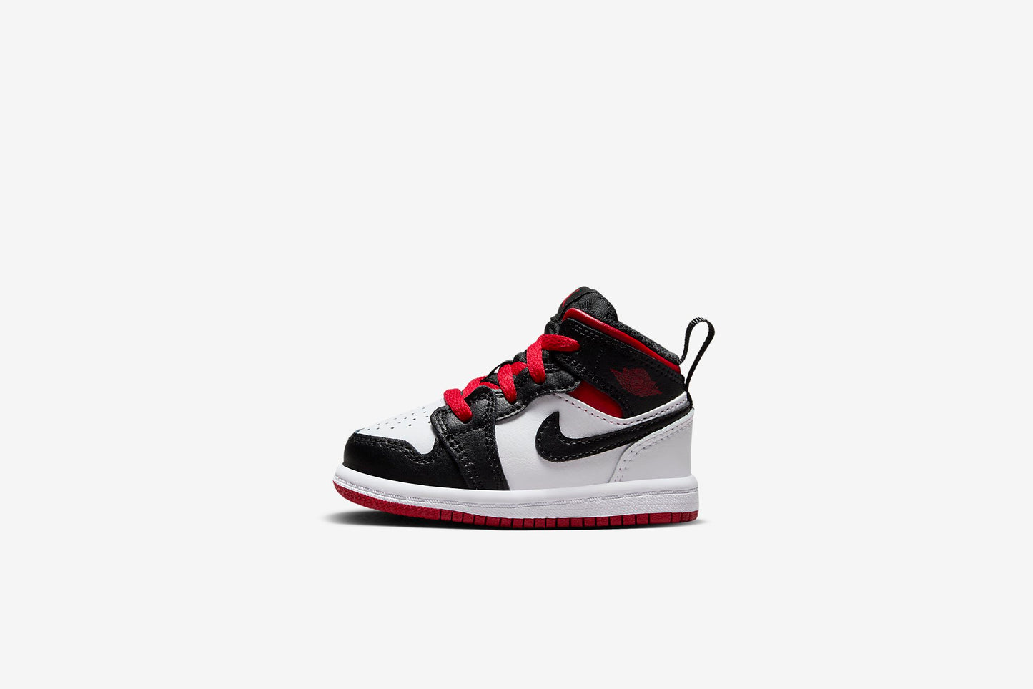 Air "Jordan 1 Mid" TD - White / Gym Red / Black