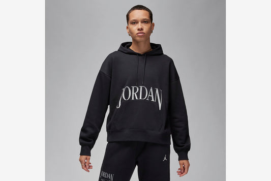 Jordan "Brooklyn Fleece Pullover Hoodie" W - Black / Sail