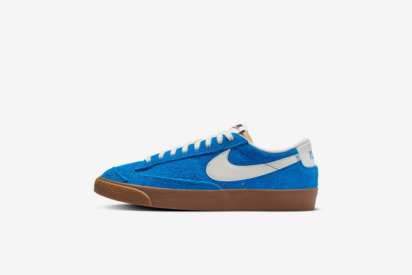 Nike grey "Blazer Low '77" W - Photo Blue / Gum Brown