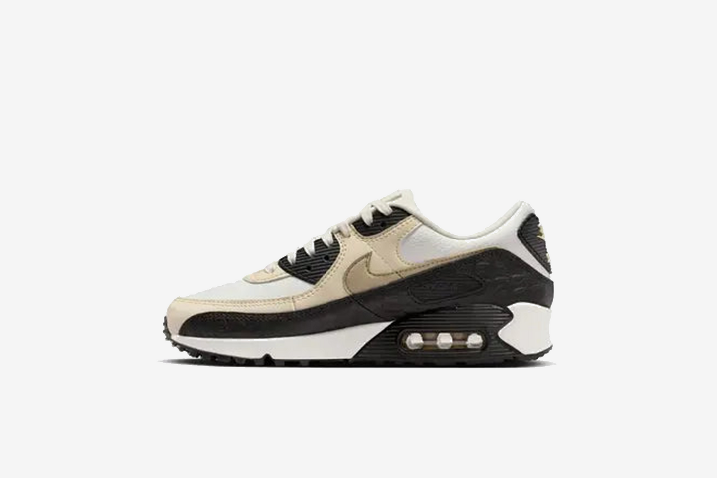 Nike "Air Max 90" W - Sail / Fossil - Black - Desert Khaki