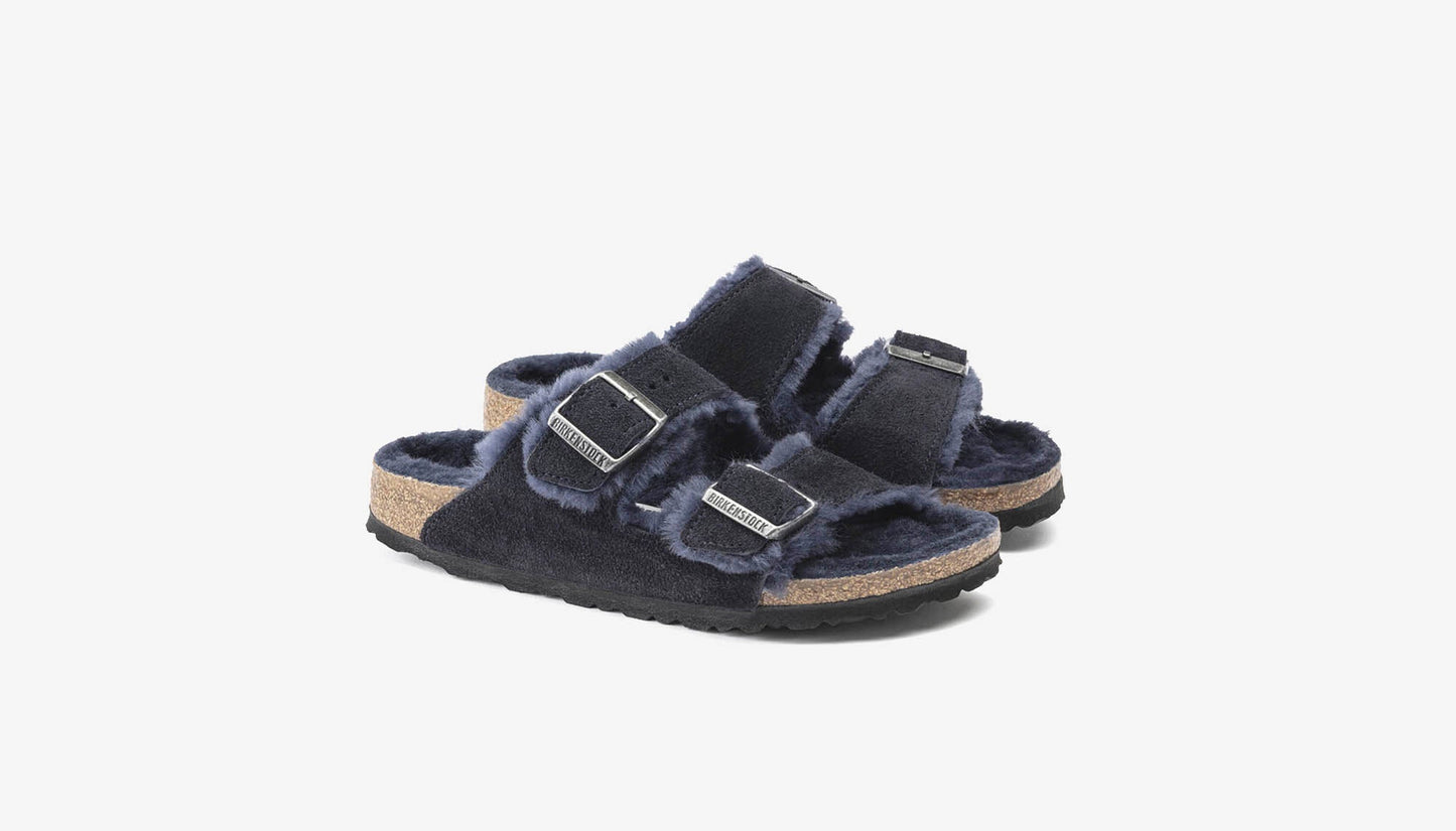 Birkenstock "Arizona Shearling" M - Midnight (Regular Fit)