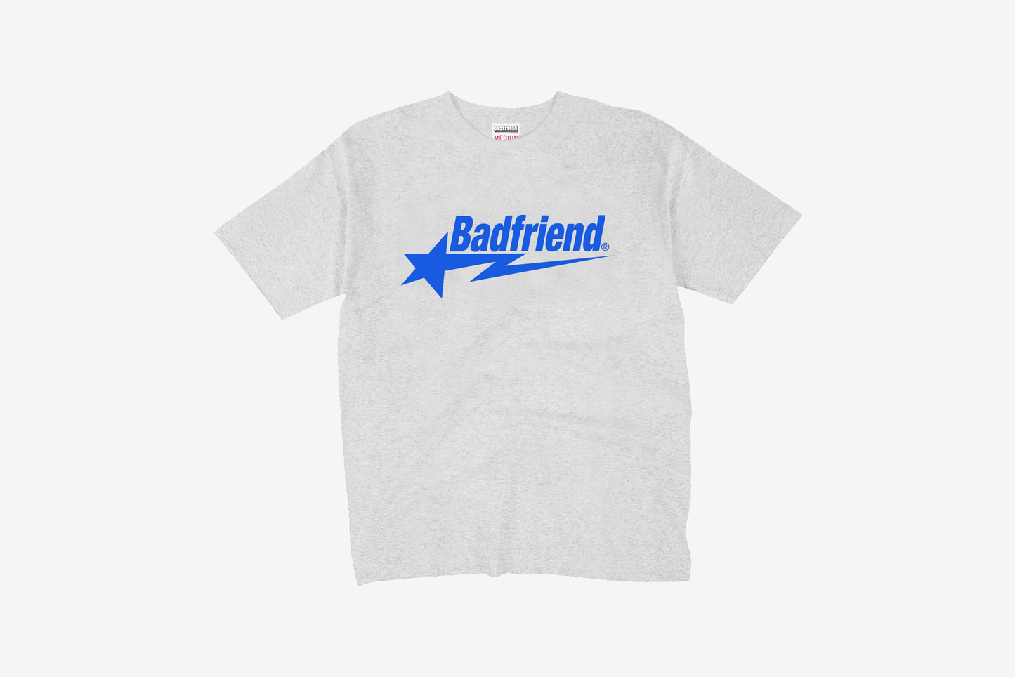 Badfriend "Star Logo S/S Tee" M - Heather Grey