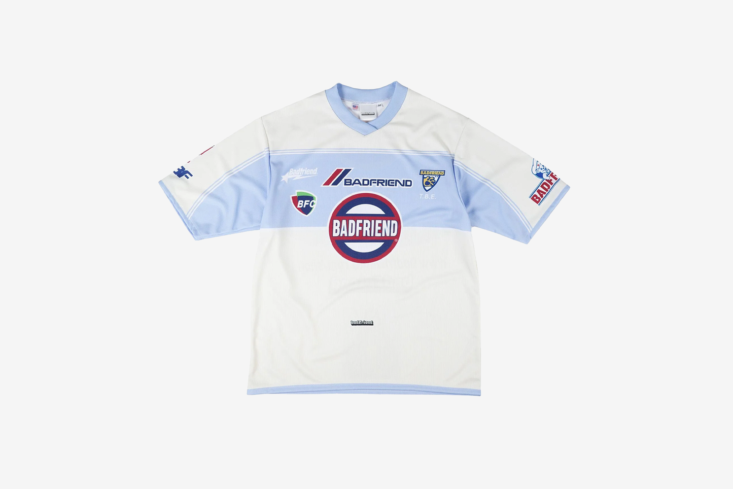 Badfriend "Soccer Jersey" M - Bone / Blue