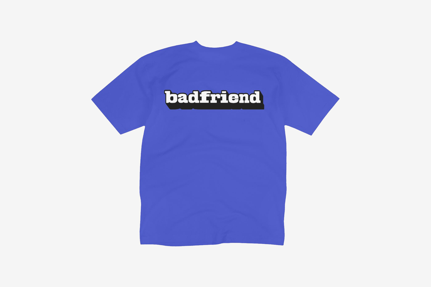 Badfriend "Bar Logo S/S Tee" M - Neon Blue