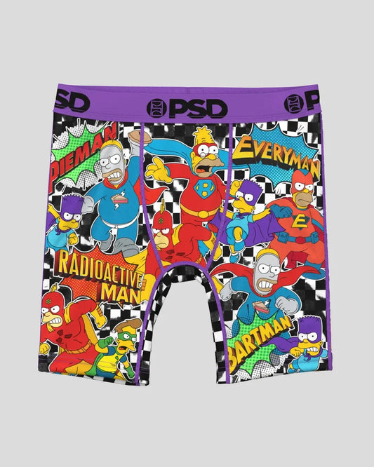 PSD Kids "The Simpsons Bartman Squad Youth Boxer" - Multi