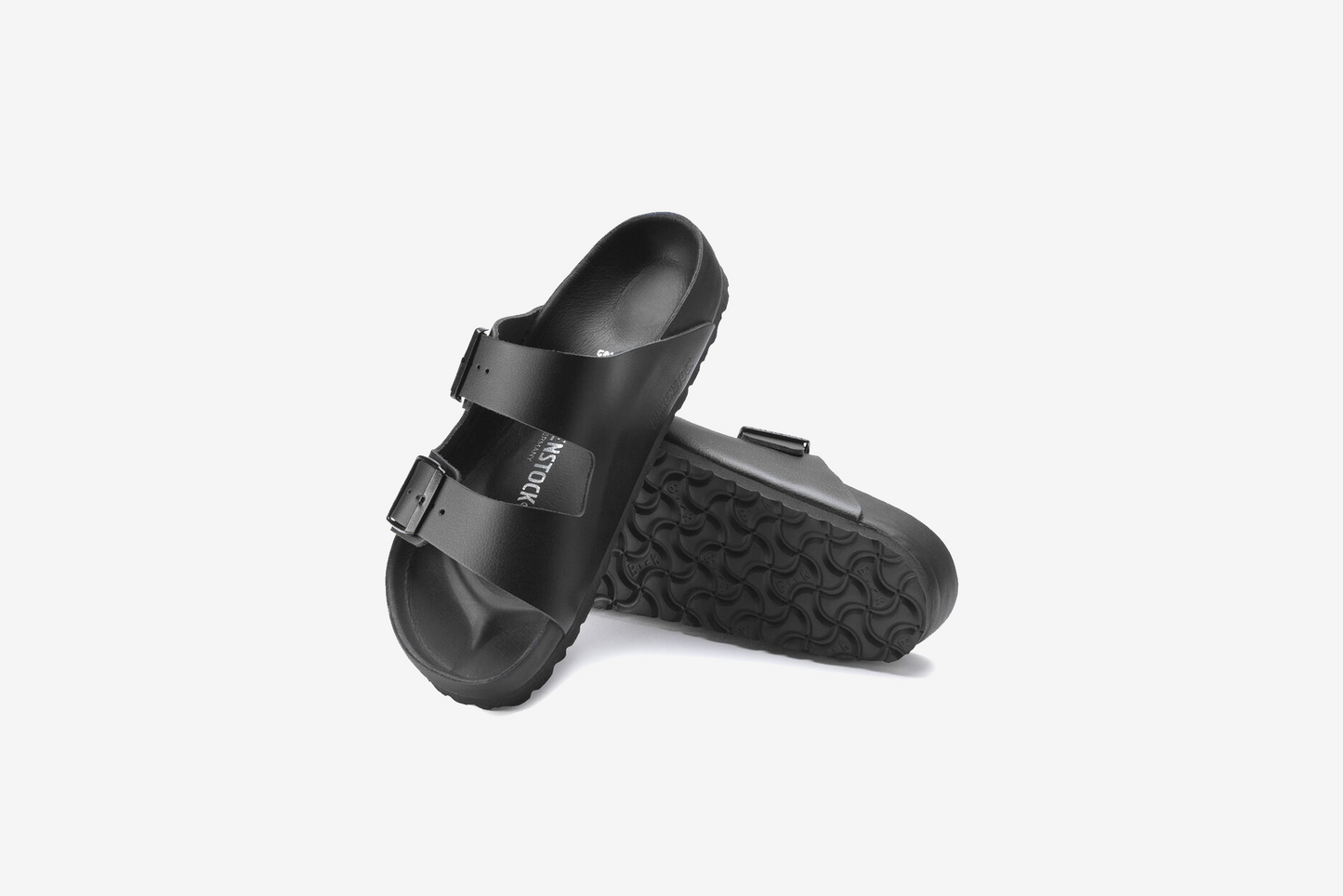 Birkenstock "Arizona BS Leather (Regular Fit)" M - Black / Black