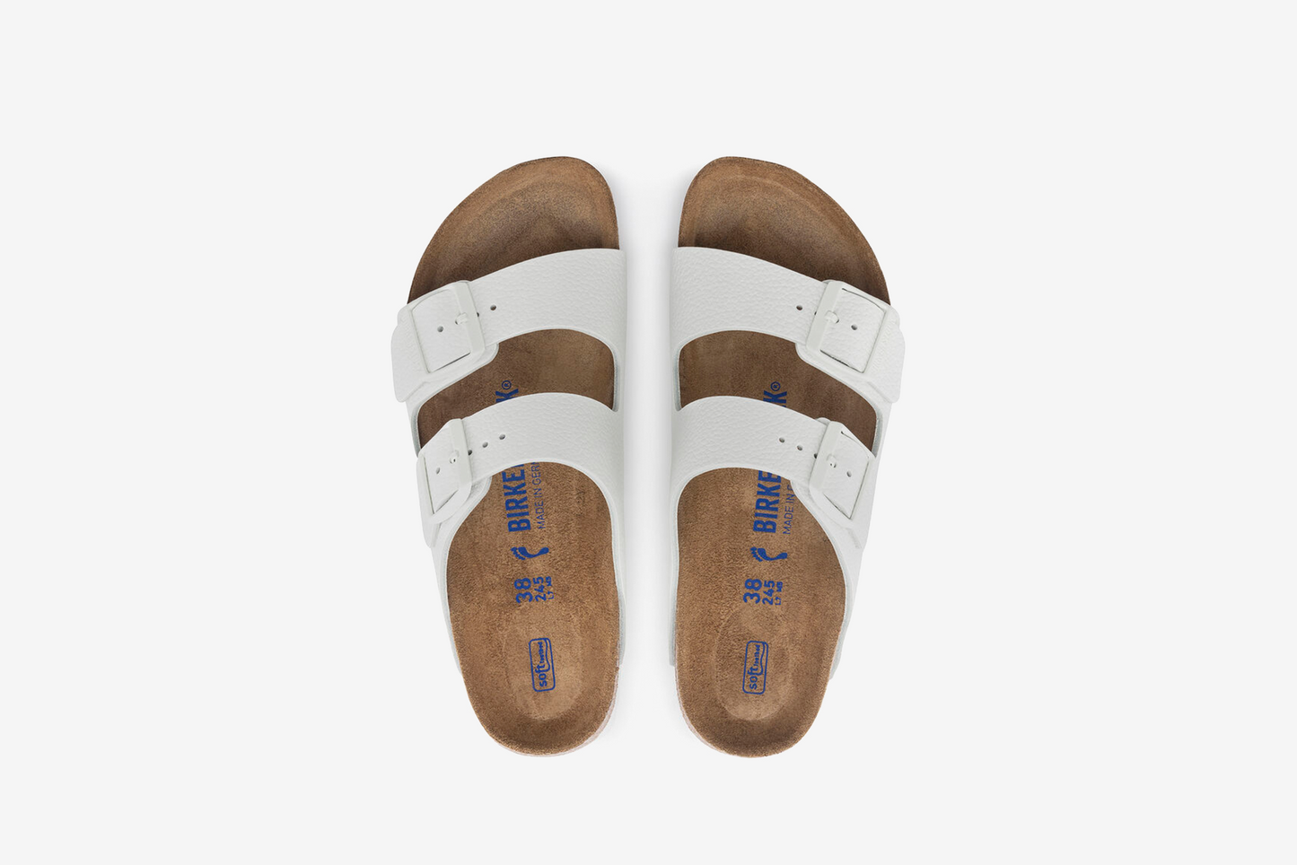 Birkenstock "Arizona BS" W - White/Cork