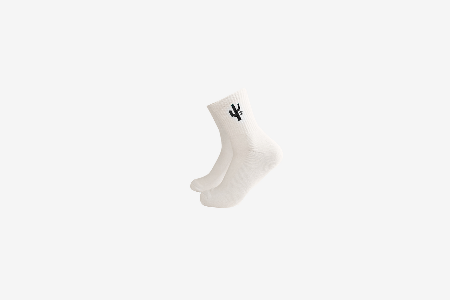 Manor "Campus Socks" - White / Black