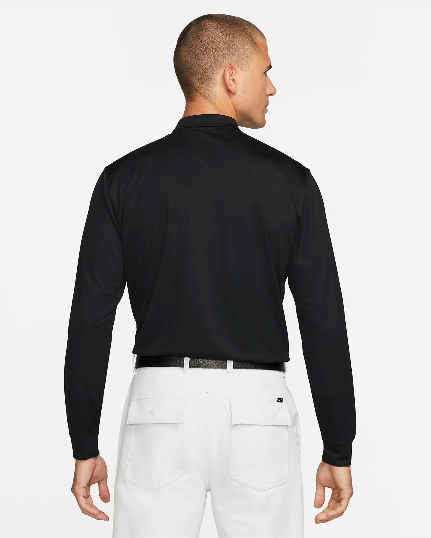 Nike Golf "Dri-FIT Victory Long-Sleeve Polo" M - Black