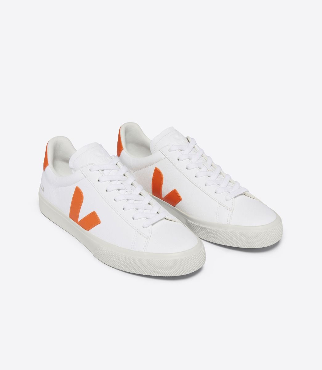 Veja "Campo Chromefree Leather" M - Extra White / Fury